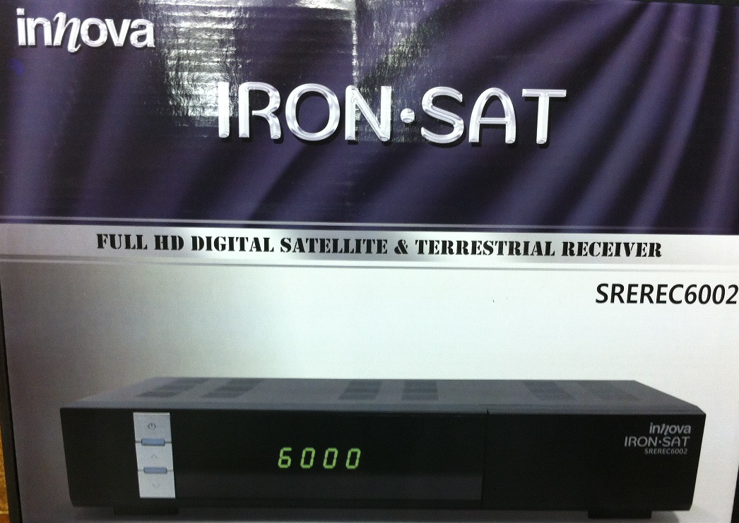 למכירה ממיר IRONSAT ללויני דיגטלי קרקעי שיתופי וכן IPTV חדש באריזה INNOVA-6002
